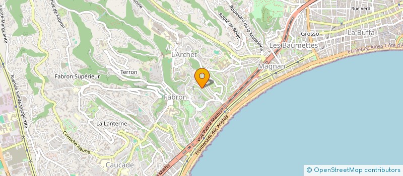 localisation de l'entreprise CTIM LA RESIDENCE  NICE