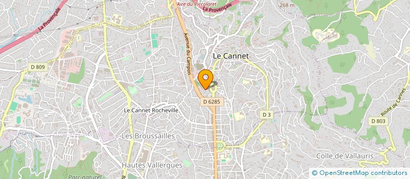 localisation de l'entreprise CTIM LA ROSE DES VENTS à LE CANNET