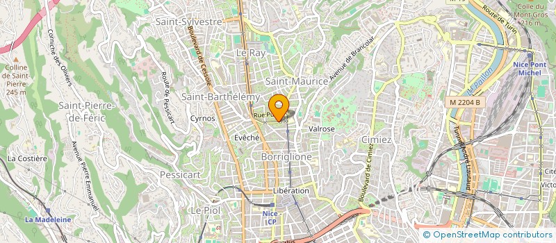 localisation de l'entreprise CTIM LA VILLA MAGALI à NICE