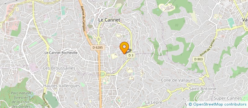 localisation de l'entreprise CTIM LATOUSQUE CANNET à LE CANNET