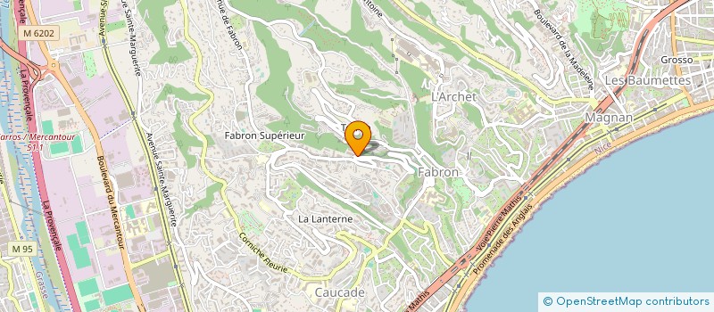 localisation de l'entreprise CTIM LAUREAT REPRESANTE PAR CABINET CENTRAL GESTION à NICE