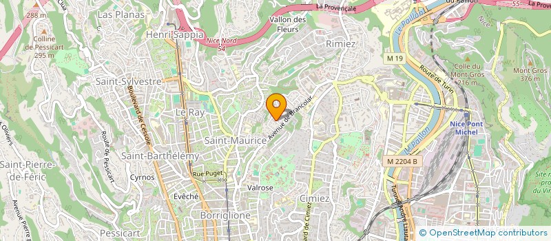 localisation de l'entreprise CTIM LE BELVEDERE  NICE