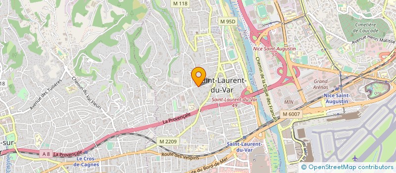 localisation de l'entreprise CTIM LE BOREE à SAINT-LAURENT-DU-VAR