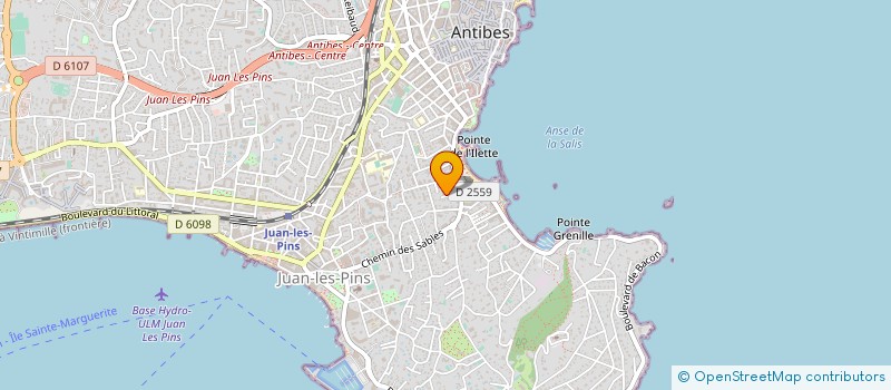 localisation de l'entreprise CTIM LE BOSQUET à ANTIBES
