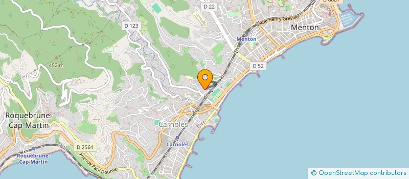 localisation de l'entreprise CTIM LE BOSQUET à MENTON
