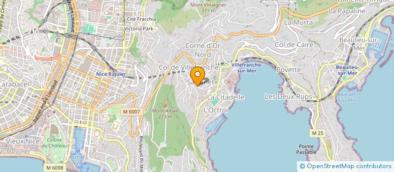 localisation de l'entreprise CTIM LE CALIFORNIA à VILLEFRANCHE-SUR-MER
