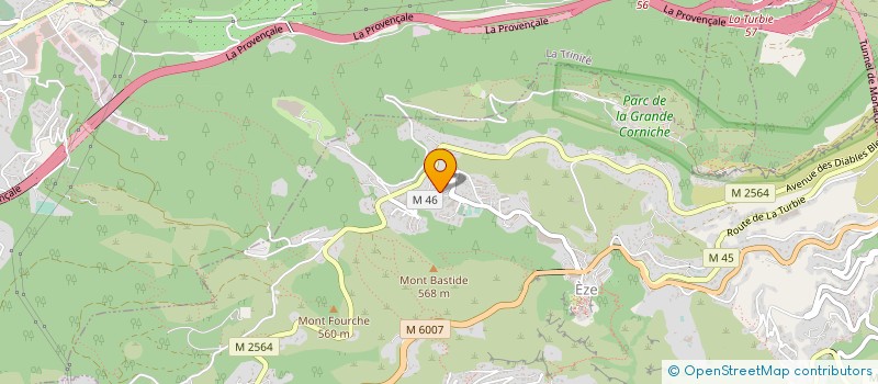 localisation de l'entreprise CTIM LE CASTELLARAS  EZE