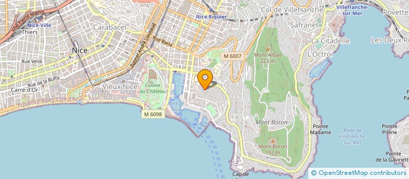 localisation de l'entreprise CTIM LE CASTILLE à NICE
