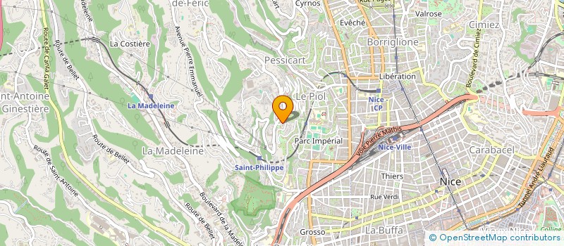 localisation de l'entreprise CTIM LE CELINA  NICE