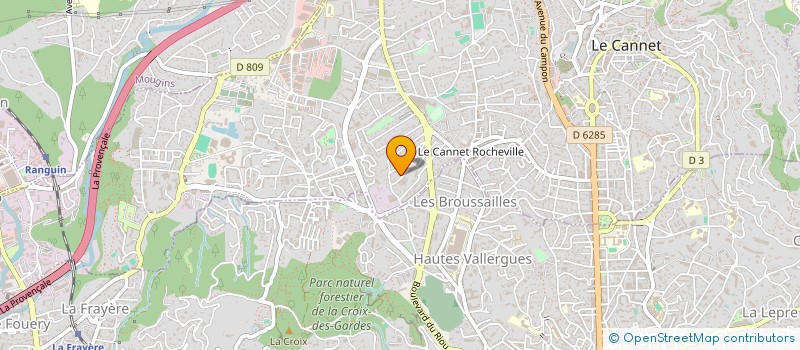localisation de l'entreprise CTIM LE CHAUMONT à LE CANNET