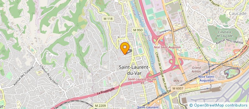 localisation de l'entreprise CTIM LE CHRISTINA à SAINT-LAURENT-DU-VAR