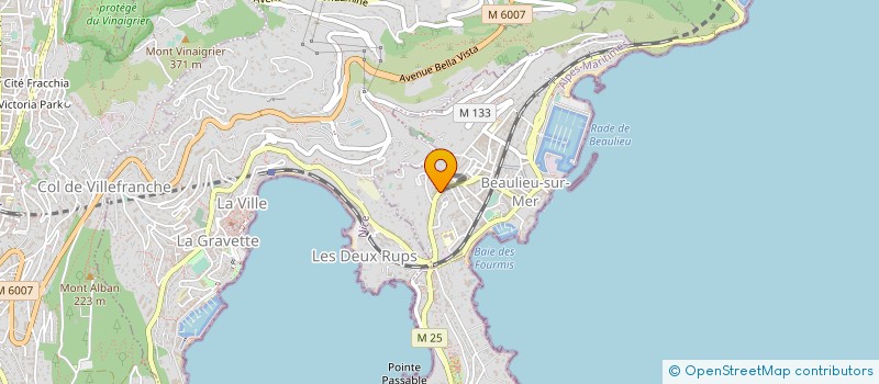 localisation de l'entreprise CTIM LE CIEL BLEU  BEAULIEU-SUR-MER