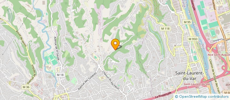 localisation de l'entreprise CTIM LE CLOS DES NOISETIERS à CAGNES-SUR-MER