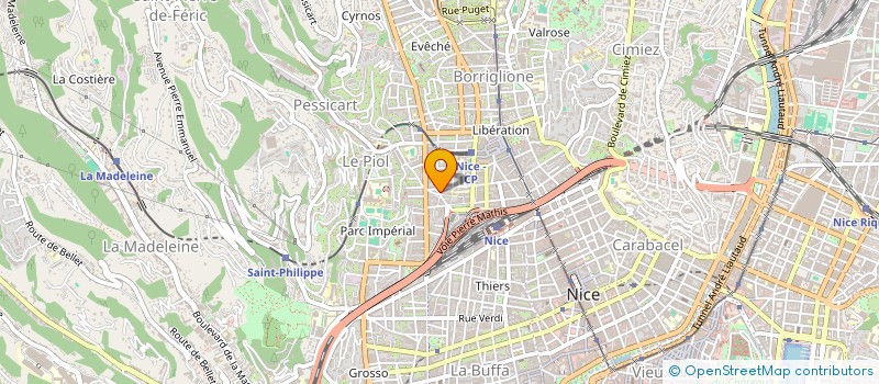 localisation de l'entreprise CTIM LE CORINTHE  NICE