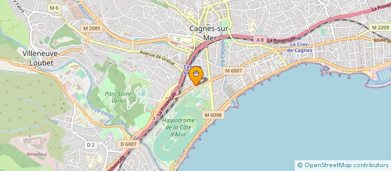 localisation de l'entreprise CTIM LE DERBY à CAGNES-SUR-MER