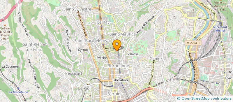 localisation de l'entreprise CTIM LE FIAMETTA  NICE
