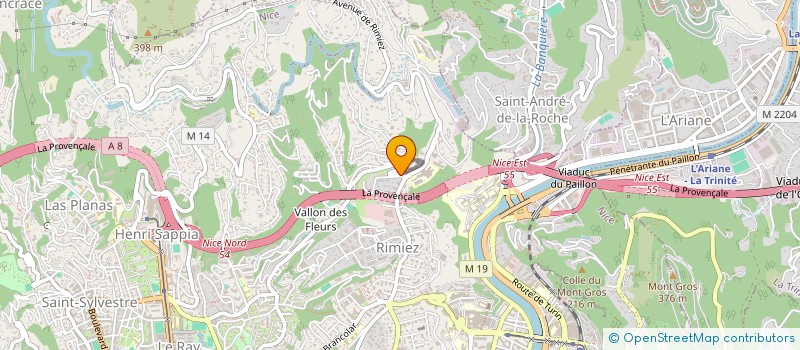 localisation de l'entreprise CTIM LE FRANCOIS VILLON  NICE