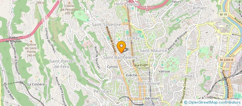 localisation de l'entreprise CTIM LE FREDERIKA  NICE