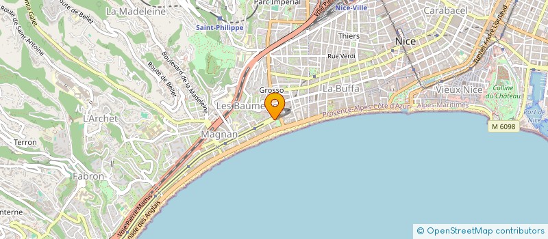 localisation de l'entreprise CTIM LE GLORIA MANSIONS III à NICE
