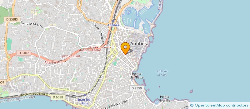 localisation de l'entreprise CTIM LE GRIMALDI à ANTIBES