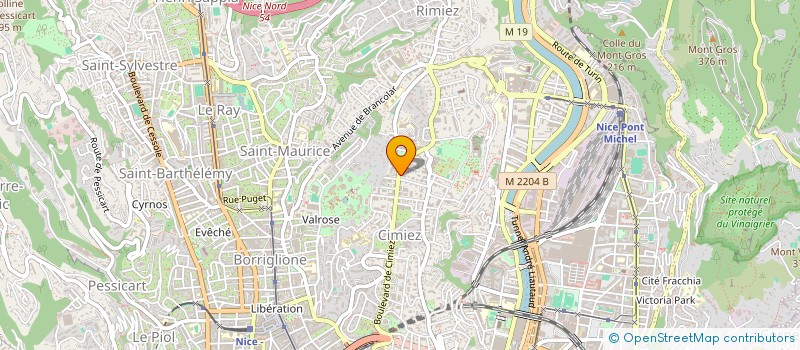 localisation de l'entreprise CTIM LE KENT à NICE