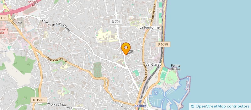 localisation de l'entreprise CTIM LE MANDARIN  ANTIBES