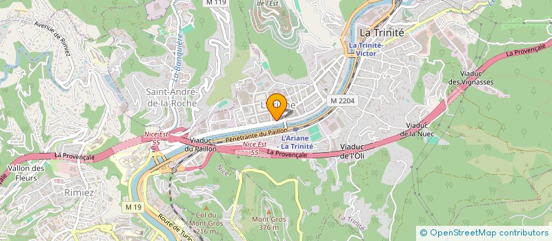 localisation de l'entreprise CTIM LE MARCO POLO  NICE