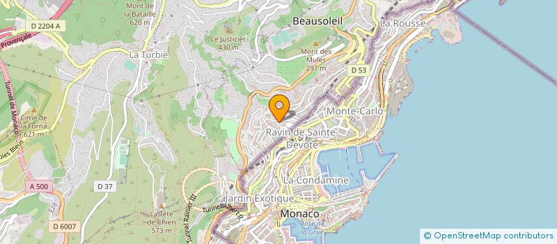 localisation de l'entreprise CTIM LE MAYFAIR à BEAUSOLEIL