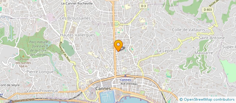 localisation de l'entreprise CTIM LE MAZARIN  CANNES