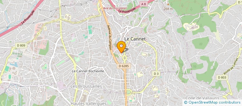 localisation de l'entreprise CTIM LE MEDECIS à LE CANNET