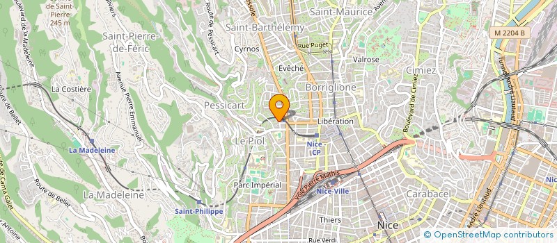 localisation de l'entreprise CTIM LE MELEZE  NICE