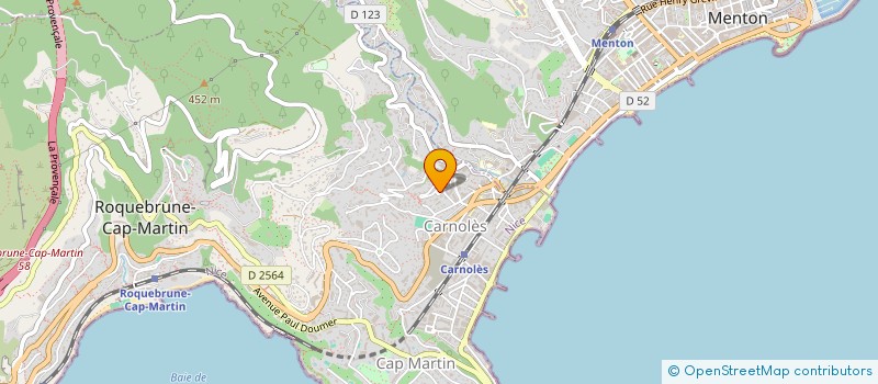 localisation de l'entreprise CTIM LE MESNIL à ROQUEBRUNE-CAP-MARTIN