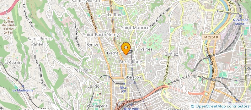 localisation de l'entreprise CTIM LE MICHELET à NICE