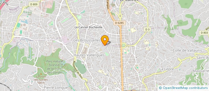 localisation de l'entreprise CTIM LE MIRELLA  CANNES