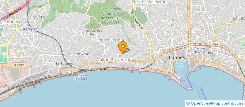 localisation de l'entreprise CTIM LE PARADISIO  CANNES