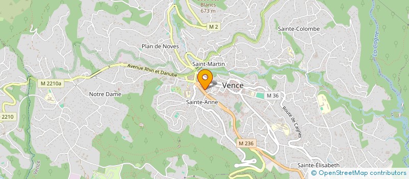 localisation de l'entreprise CTIM LE PRESIDENT 2  VENCE