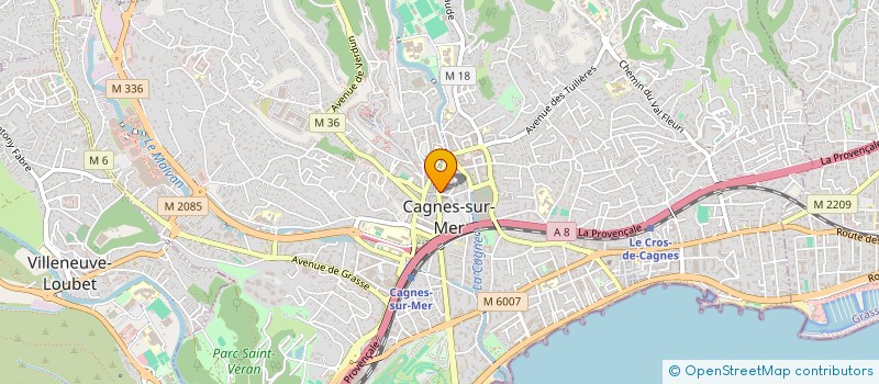 localisation de l'entreprise CTIM LE PROUST à CAGNES-SUR-MER