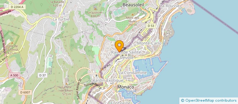 localisation de l'entreprise CTIM LE QUIRINAL à BEAUSOLEIL