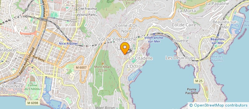 localisation de l'entreprise CTIM LE RUBENS à VILLEFRANCHE-SUR-MER
