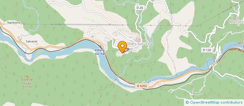 localisation de l'entreprise CTIM LE SAINT ANTOINE  VILLARS-SUR-VAR