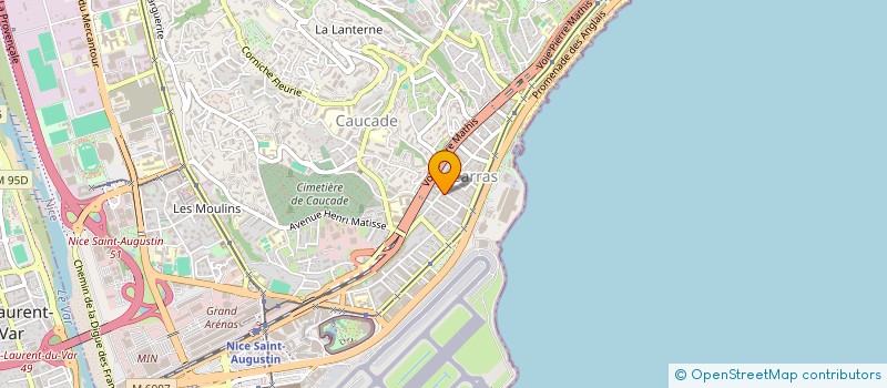 localisation de l'entreprise CTIM LE SAINT AUGUSTIN à NICE