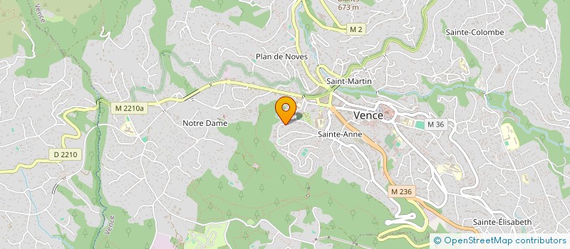 localisation de l'entreprise CTIM LE SAINT ROCH  VENCE