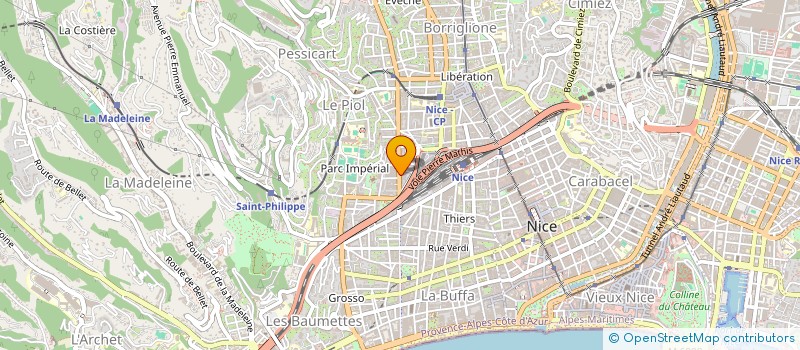 localisation de l'entreprise CTIM LE SAN MATEO  NICE