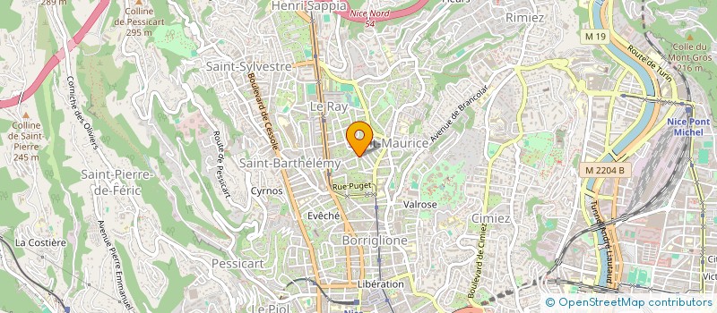 localisation de l'entreprise CTIM LE SARAGOSSE à NICE