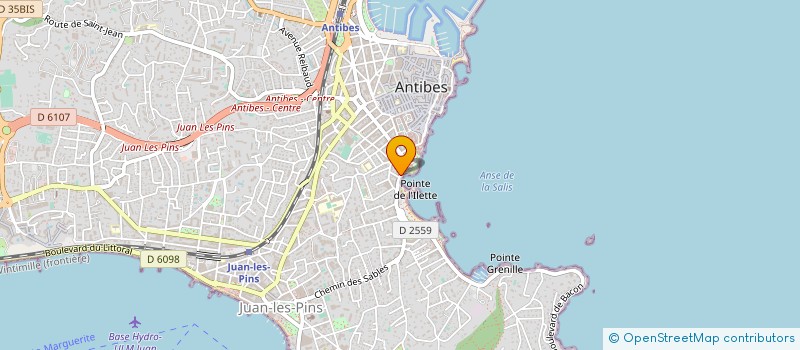 localisation de l'entreprise CTIM LE SEPTENTRION à ANTIBES