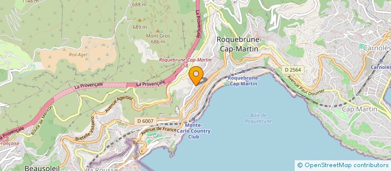 localisation de l'entreprise CTIM LE SERRET à ROQUEBRUNE-CAP-MARTIN