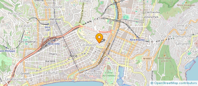 localisation de l'entreprise CTIM LE SOLEIL à NICE