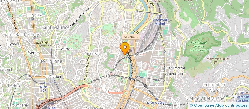 localisation de l'entreprise CTIM LE TATIANA  NICE