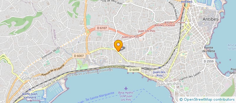 localisation de l'entreprise CTIM LE TRIANON à ANTIBES