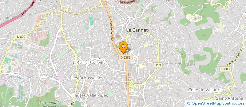 localisation de l'entreprise CTIM LE VEGA à LE CANNET